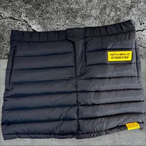 •NWT• that’s a awful lot of cough syrup, puffy black skirt • XL